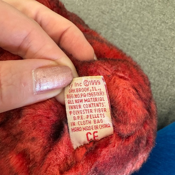 Ty Beanie Baby Schweetheart red monkey pair - Picture 3 of 6